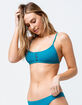 DAMSEL Henley Bralette Blue Bikini Top image number 2