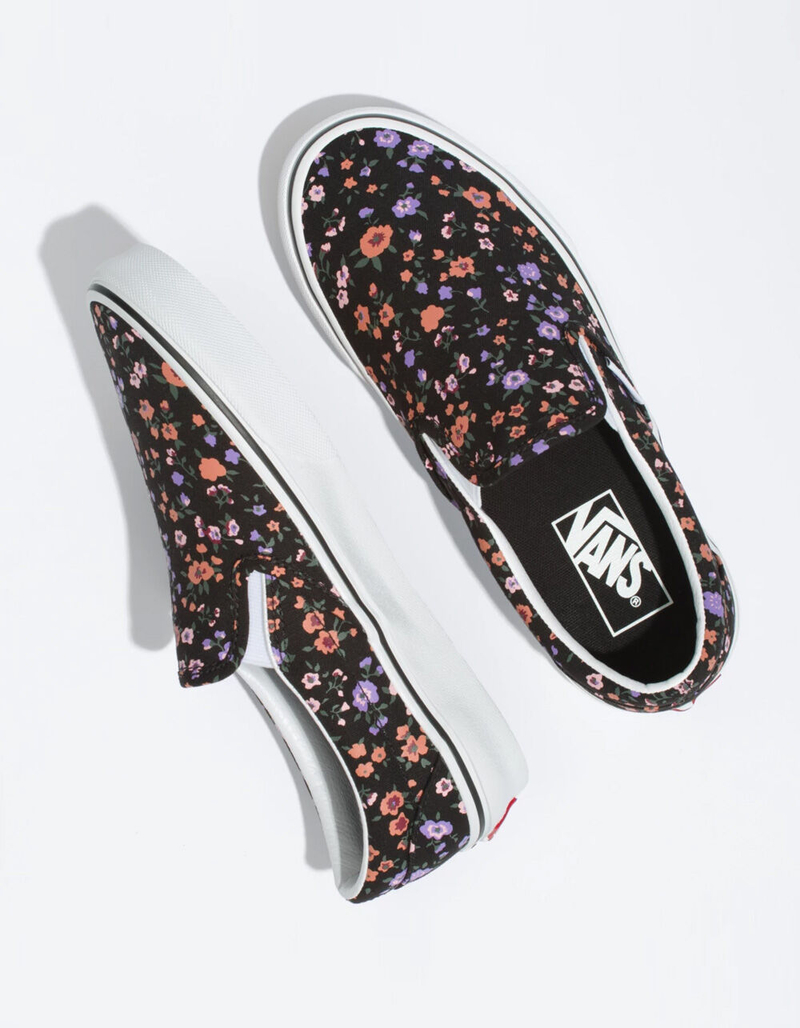 VANS Floral Classic Womens Slip On Shoes image number 2
