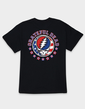 GRATEFUL DEAD Stealie USA Unisex Tee Alternative Image