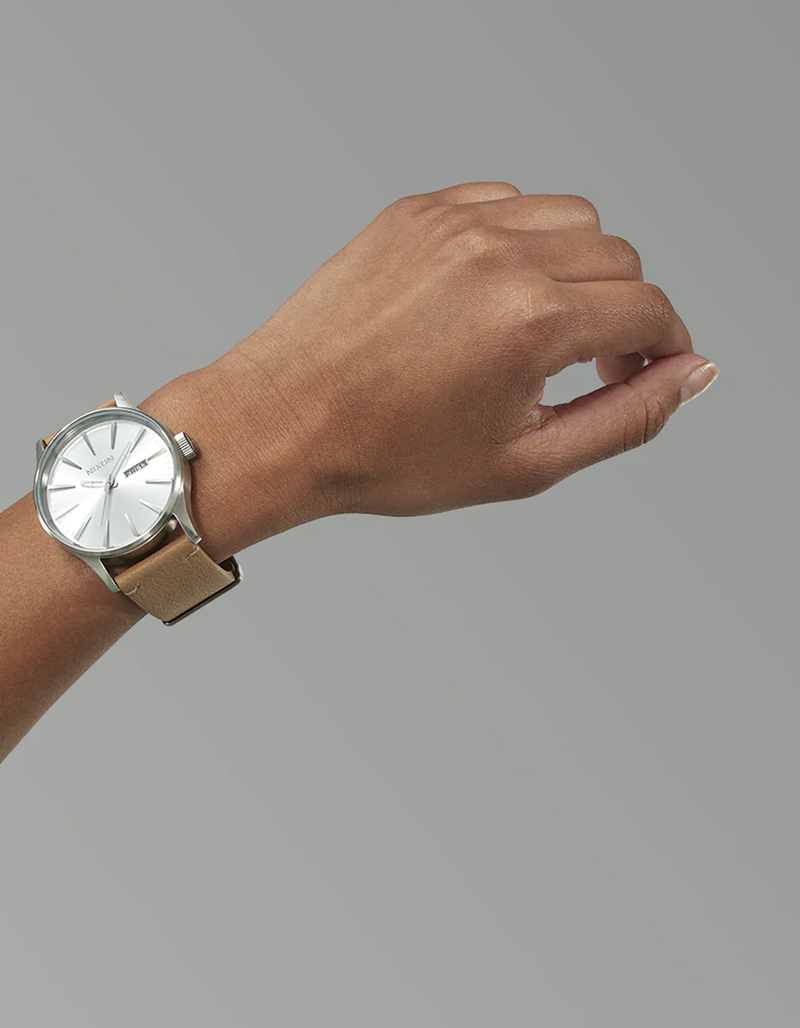 NIXON Sentry Leather Watch image number 3