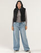 RSQ Puffer Womens Crop Vest image number 8