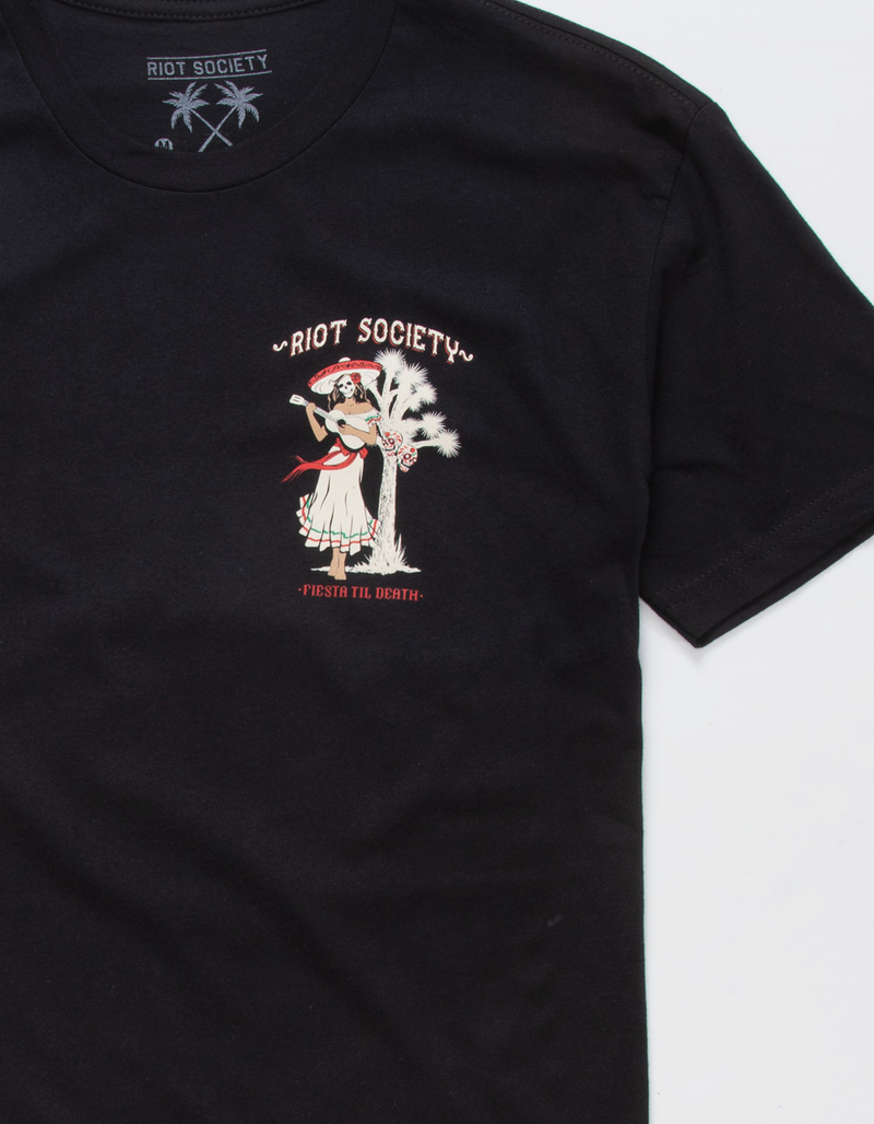 RIOT SOCIETY Fiesta Till Death Mens Tee image number 3