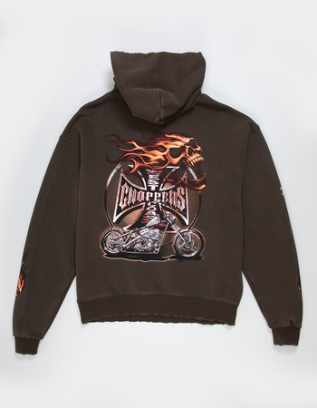 WEST COAST CHOPPERS No Cash Mens Hoodie Alternative Image