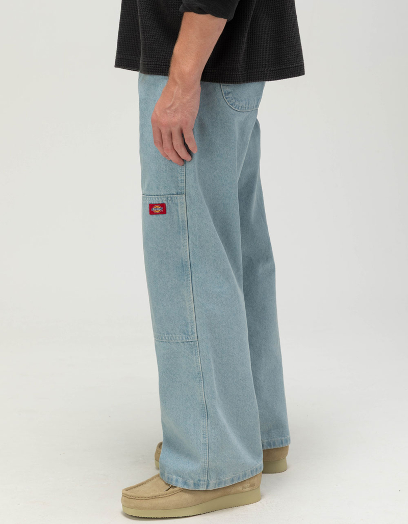 DICKIES Double Knee Mens Loose Straight Work Jeans image number 1