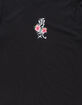 RIOT SOCIETY Kanji Embroidery Mens T-Shirt image number 2