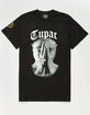 CROSS COLOURS Tupac Praying Hands Mens T-Shirt image number 1