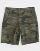 RSQ Long Mens Camo Chino Shorts image number 6
