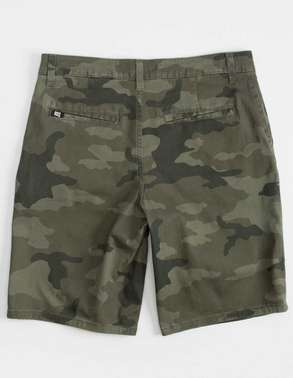 RSQ Long Mens Camo Chino Shorts - CAMO 