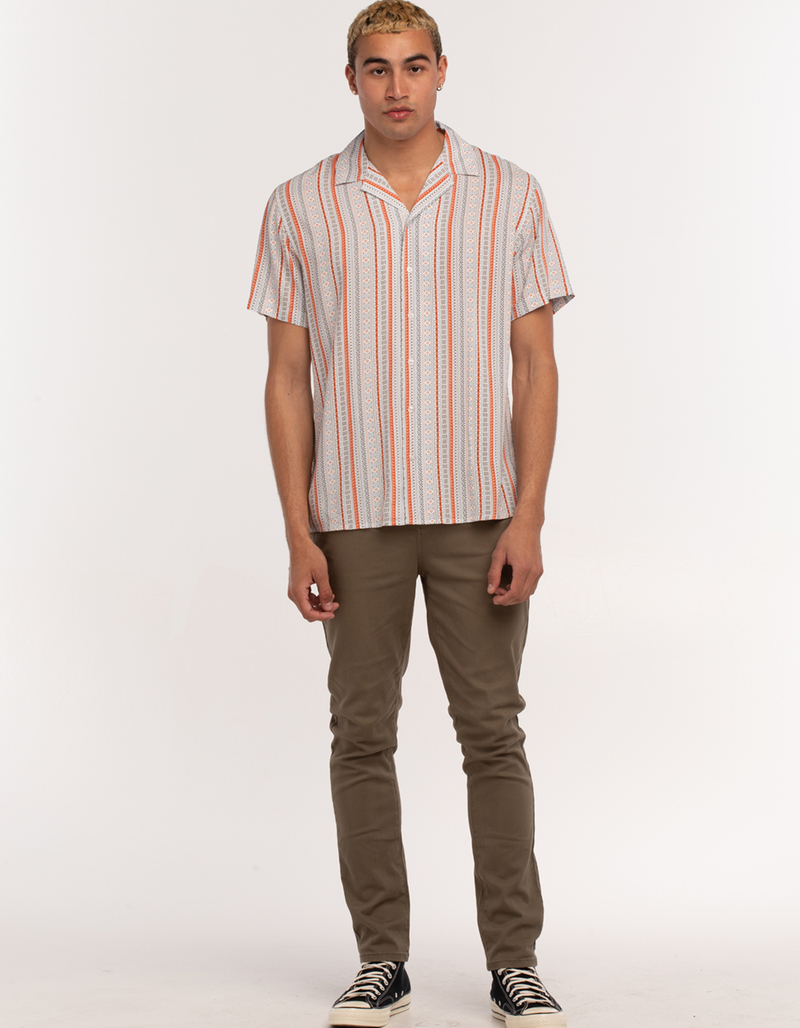 RSQ Striped Mens Button Up Shirt image number 4