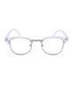 BLUE CROWN Clear Clubby Glasses image number 2