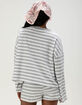 FULL TILT Stripe Womens Long Sleeve Tee image number 4