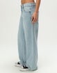 RSQ Womens Fold Over Waistband Baggy Jeans image number 5