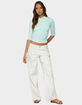 EDIKTED Calypso Wrap Neck Top image number 4