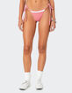 EDIKTED Zora Striped String Bikini Bottom image number 2