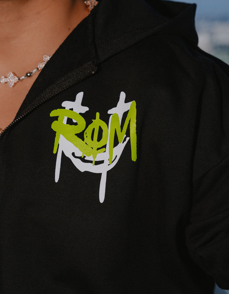 ROM More Stack Mens Zip-Up Hoodie image number 2
