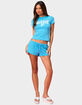 EDIKTED Barbie&trade; Girl Micro Shorts image number 4