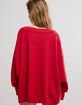 FREE PEOPLE Staycation Womens V-Neck Sweatshirt image number 2