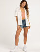 FULL TILT Womens Gauze Boyfriend Shirt image number 5