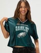 PHILADELPHIA EAGLES Fight Song Womens Crop Mesh Jersey image number 1