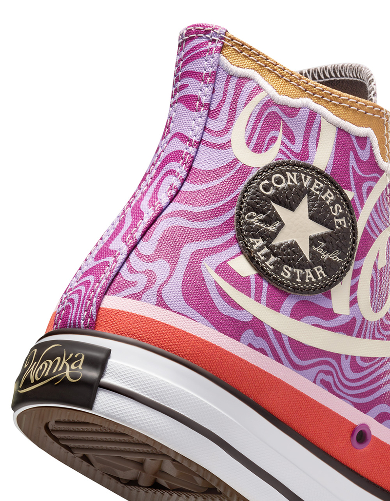 CONVERSE x Wonka Chuck Taylor All Star Swirl High Top Shoes image number 6