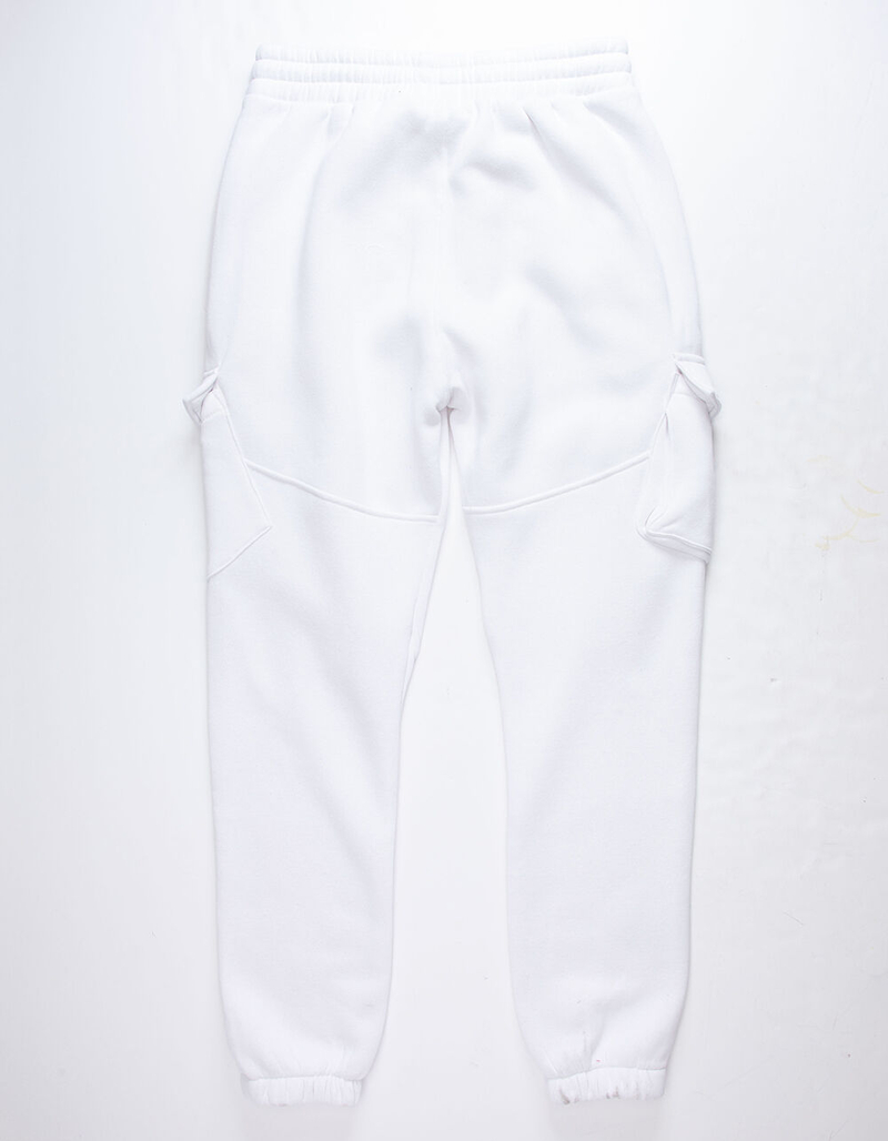 UNCLE RALPH Brush French Terry White Mens Jogger Pants image number 1