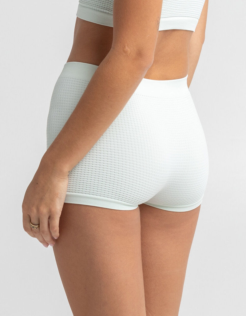 SKY AND SPARROW Stretchy Waffle Boyshorts image number 2