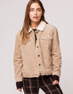 RUSTY Mazey Corduroy Womens Sherpa Jacket image number 1