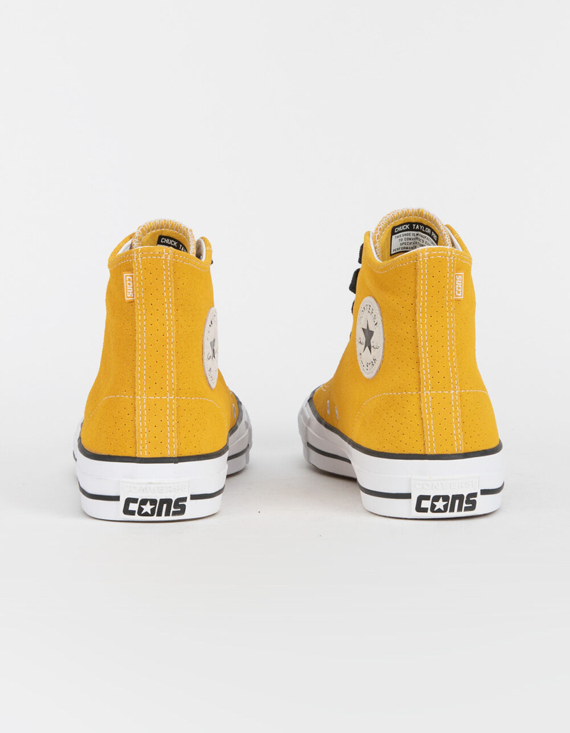 CONVERSE Chuck Taylor All Star Pro Hi Top Mens Suede Shoes image number 3