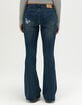 RSQ Womens Low Rise Butterfly Embroidered Bootcut Jeans image number 2