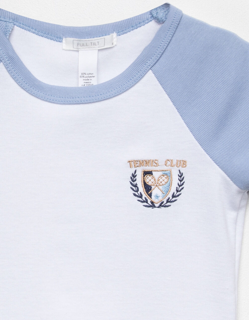 FULL TILT Embroidered Raglan Girls Tee image number 2