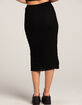WEST OF MELROSE Textured Womens Midi Skirt image number 4