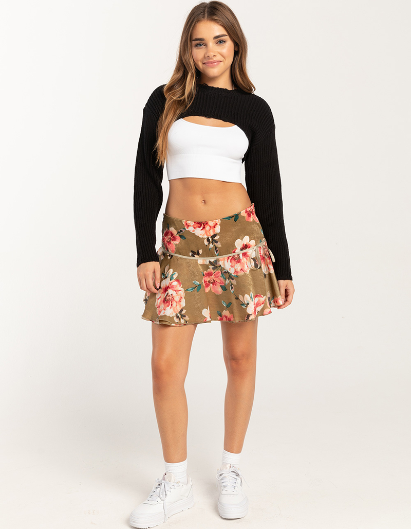 FULL TILT Destructed Womens Shrug image number 1