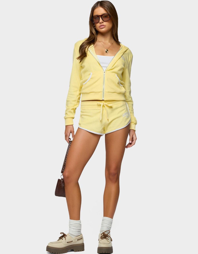 EDIKTED Madilyn Terry Cloth Shorts image number 4