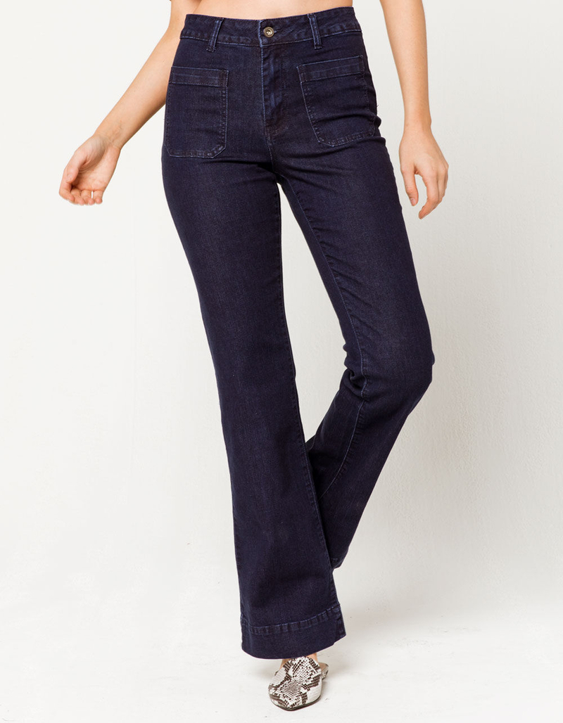 OTHERS FOLLOW Joy Womens Flare Jeans image number 3