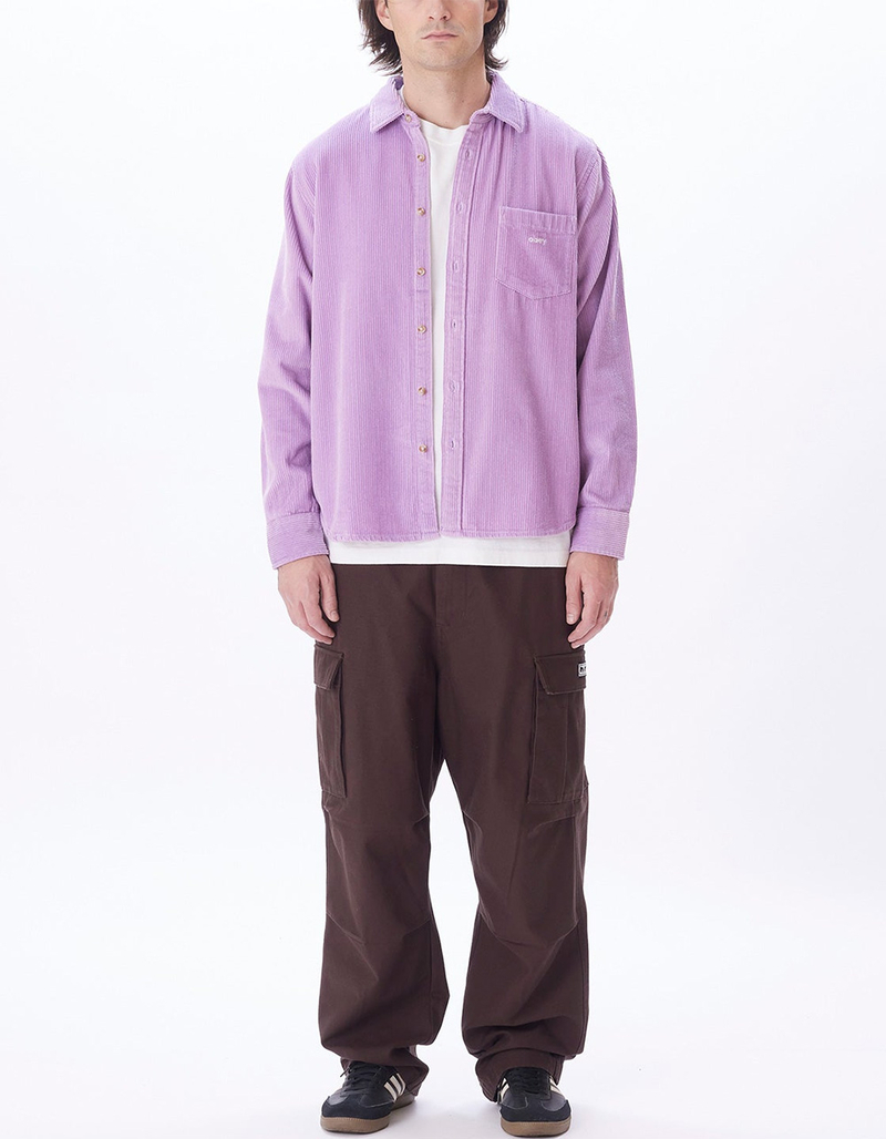 OBEY Miles Mens Woven Shirt image number 4