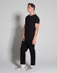 RSQ Straight Crop Black Mens Jeans image number 5