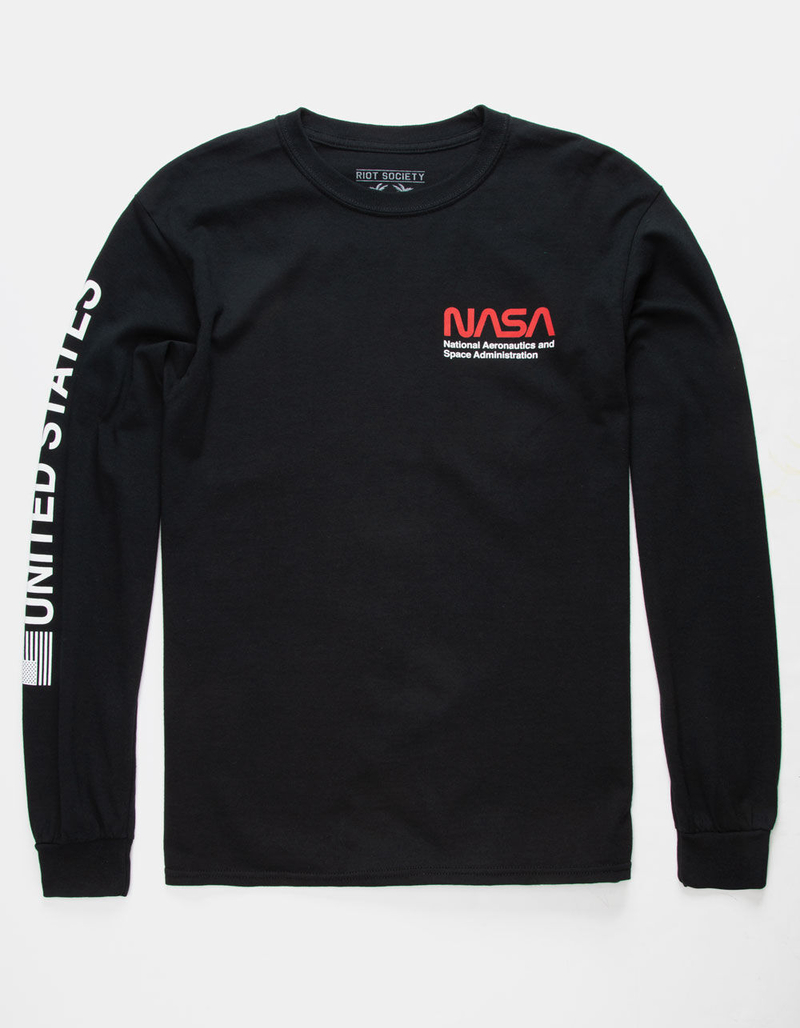 RIOT SOCIETY NASA US Discovery Mens T-Shirt image number 2