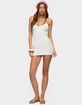 EDIKTED Margaery Crochet Mini Dress image number 1