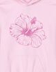 HIBISCUS Outline Unisex Kids Hoodie image number 2