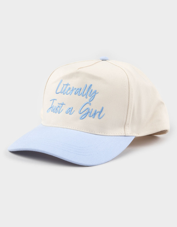 Literally Just A Girl Snapback Hat Primary Image