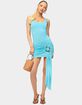 EDIKTED Yilin Draped Ring Mini Dress image number 5