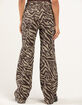 RSQ Womens High Rise Zebra Print Pants image number 4
