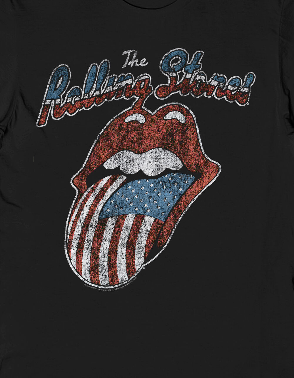 ROLLING STONES Tongue USA '78 Unisex Tee - BLACK | Tillys