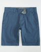 CHARLES AND A HALF Lincoln Stretch Blue Mens Shorts image number 1