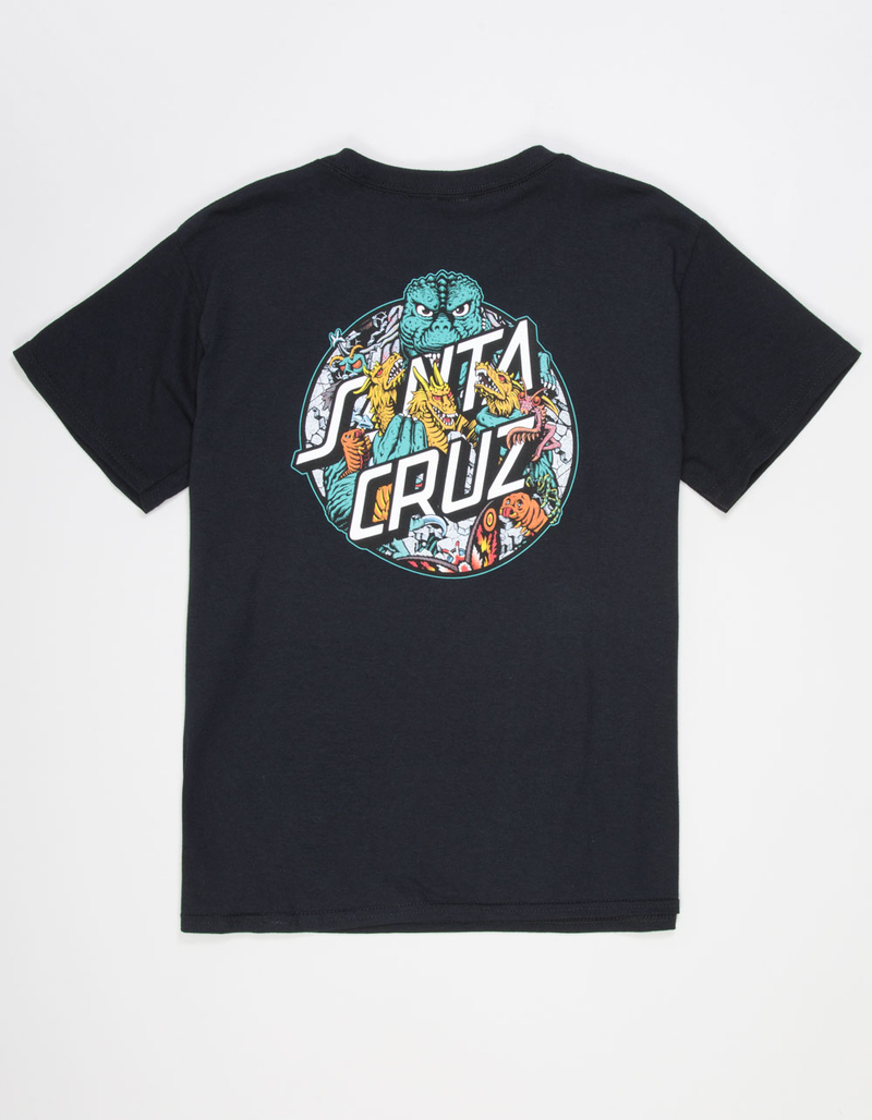 SANTA CRUZ x Godzilla Kaiju Roskopp Dot Boys Tee image number 0