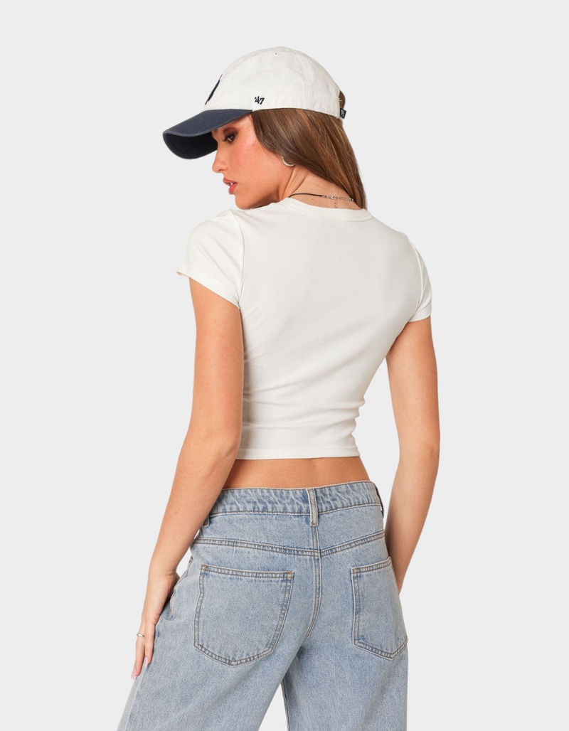 EDIKTED Better Basics Cropped Tee image number 3