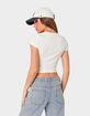 EDIKTED Better Basics Cropped Tee image number 4