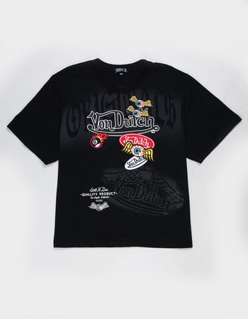 VON DUTCH Patches Mens Boxy Tee Primary Image