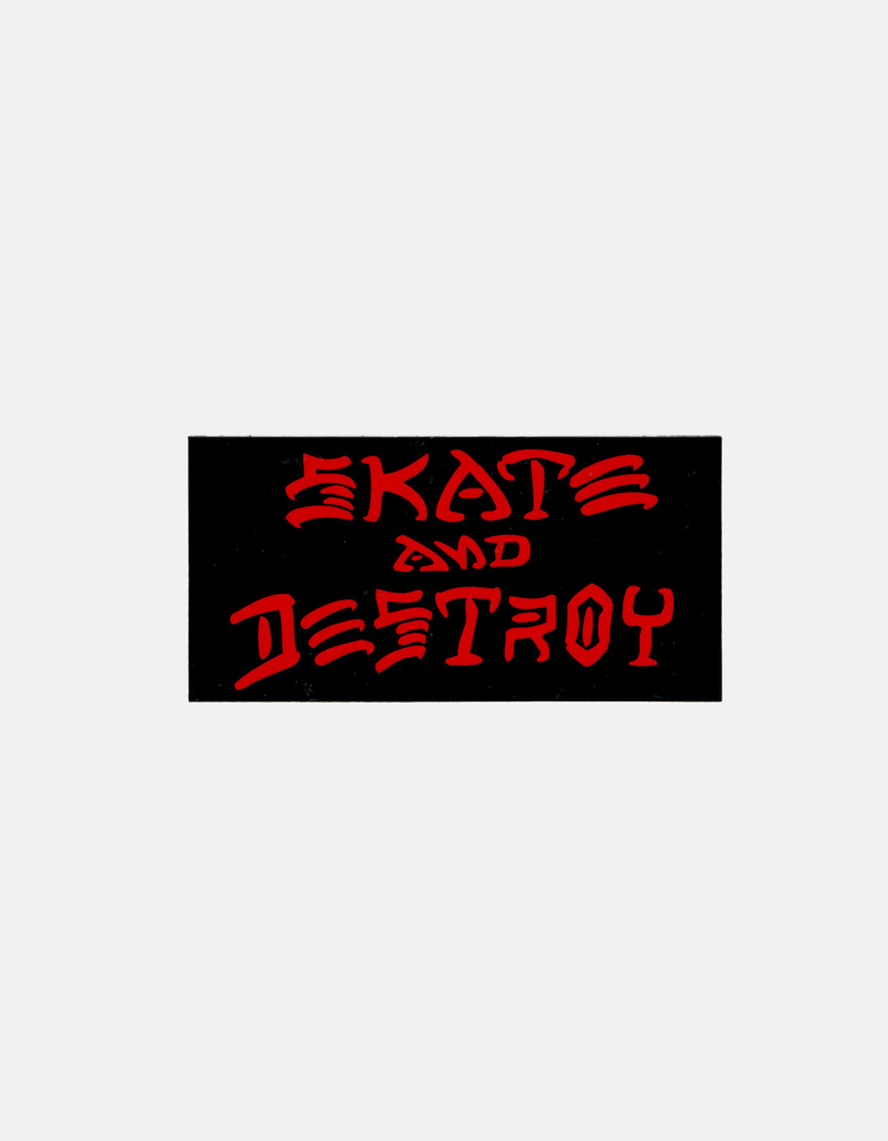 THRASHER Skate and Destroy Sticker image number 0