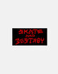 THRASHER Skate and Destroy Sticker image number 1